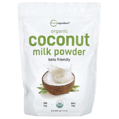 Micro Ingredients,Organic Coconut Milk Powder, 2 lb (907 g)