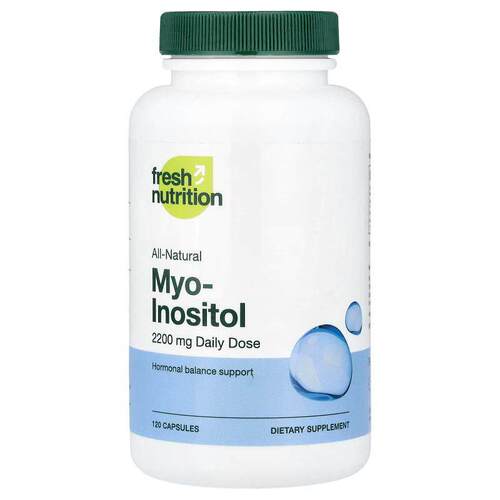 Fresh Nutrition,Myo-肌醇，120 粒胶囊（每粒胶囊 550 毫克）