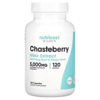 Nutricost女士圣洁莓配姜根提取生物维生素B6