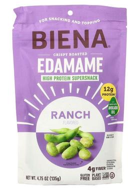 BIENA,Crispy Roasted Edamame, Ranch, 4.75 oz (135 g)