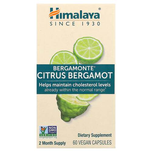 Himalaya,Bergamonte®, Citrus Bergamot, 60 Vegan Capsules (50