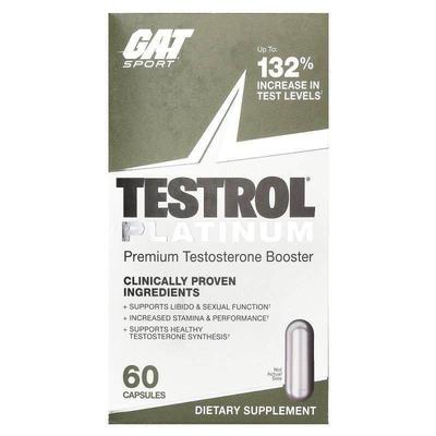 GAT,Testrol® Platinum, Premium Testosterone Booster, 60 Caps