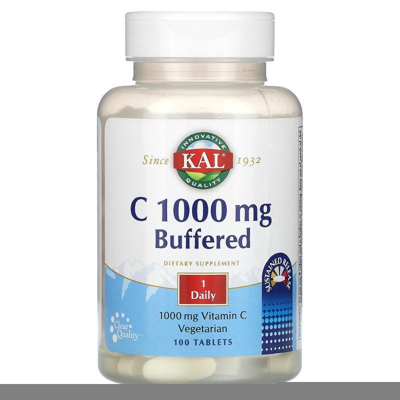 KAL,C 1,000 mg Buffered, 100 Tablets
