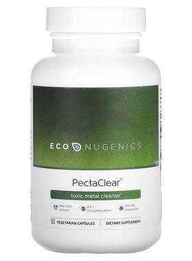 Econugenics,PectaClear, Toxic Metal Cleanse , 60 Vegetarian