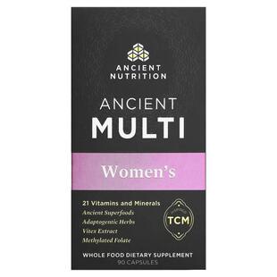 Dr. Axe / Ancient Nutrition,Ancient Multi,适合女性,90 粒胶