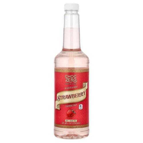 ChocZero,Premium Syrup, Strawberry, Sugar Free