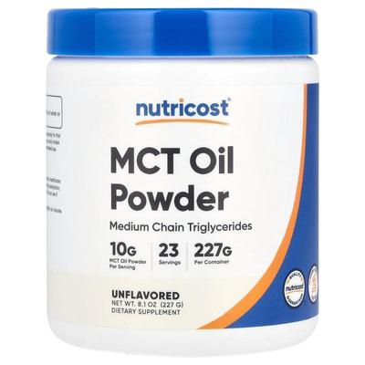 Nutricost,MCT Oil Powder, Unflavored, 8.1 oz (227 g)