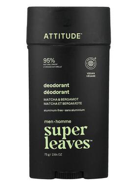 爱的态度,Super Leaves™, Aluminum-Free Deodorant, For Men, Ma