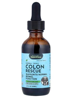 Animal Essentials,Herbal Tonic, Colon Rescue, For Dogs &