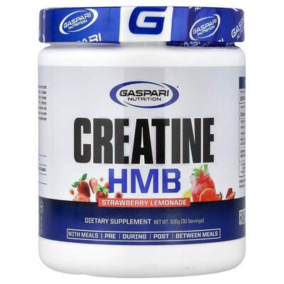 Gaspari Nutrition,Creatine HMB, Strawberry Lemonade, 300 g