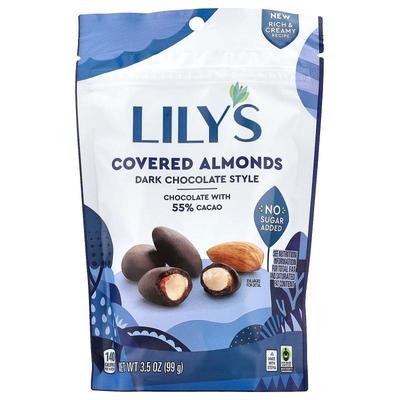 Lily's Sweets,Covered Almonds, Dark Chocolate Style