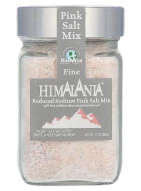 喜马拉雅,Reduced Sodium Pink Salt Mix, Fine, 10 oz (283 g)