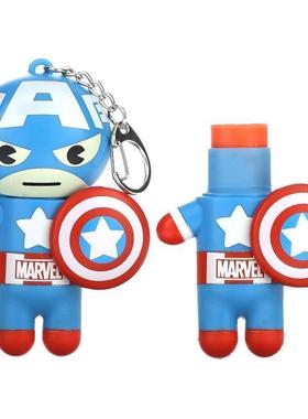 Lip Smacker,Marvel, Lip Balm, Captain America, Red, White &a