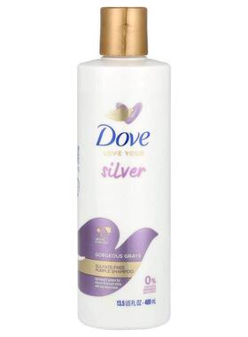 多芬,Sulfate-Free Purple Shampoo, Gorgeous Grays , 13.5 fl o