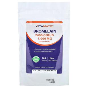 Vitamatic,Bromelain, 3.5 oz (100 g)