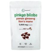 Biloba Ingredients Micro Lion Ginkgo Ginseng Mane Panax