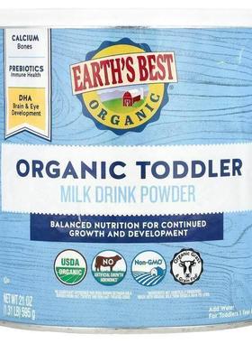 地球世界最好,Organic Toddler Milk Drink Powder, 1 Year &