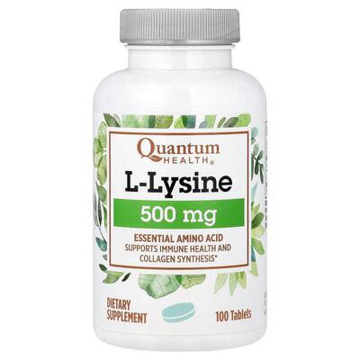 Quantum Health,L-赖氨酸，500 毫克, 100 片