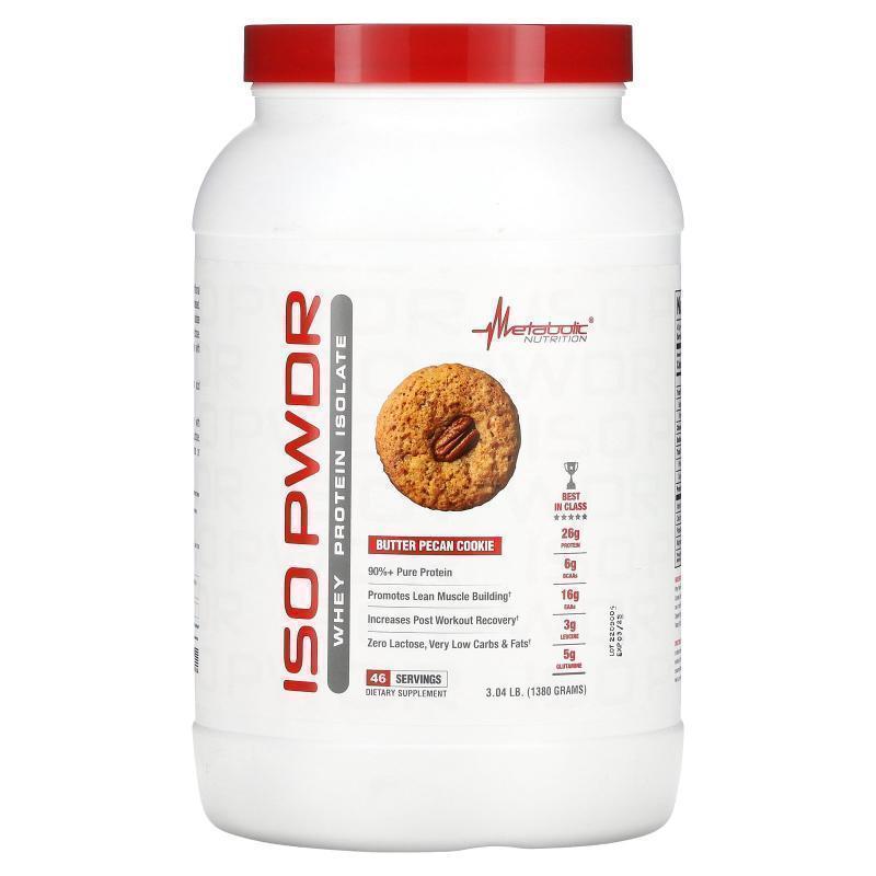 Metabolic Nutrition,ISOpwdr, Whey Protein Isolate