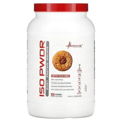 Metabolic Nutrition,ISOpwdr, Whey Protein Isolate