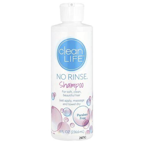 Clean Life,免洗洗发水，8 液量盎司（236.6 毫升）