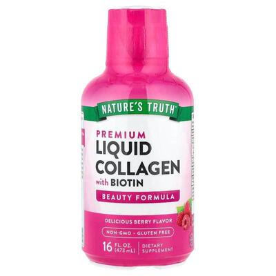 Nature's Truth,Premium Liquid Collagen With Biotin, Deliciou