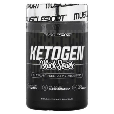 MuscleSport,Black Series, Ketogen , 90 Capsules