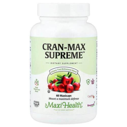 Maxi Health,Cran-Max Supreme™, 60 Maxicaps