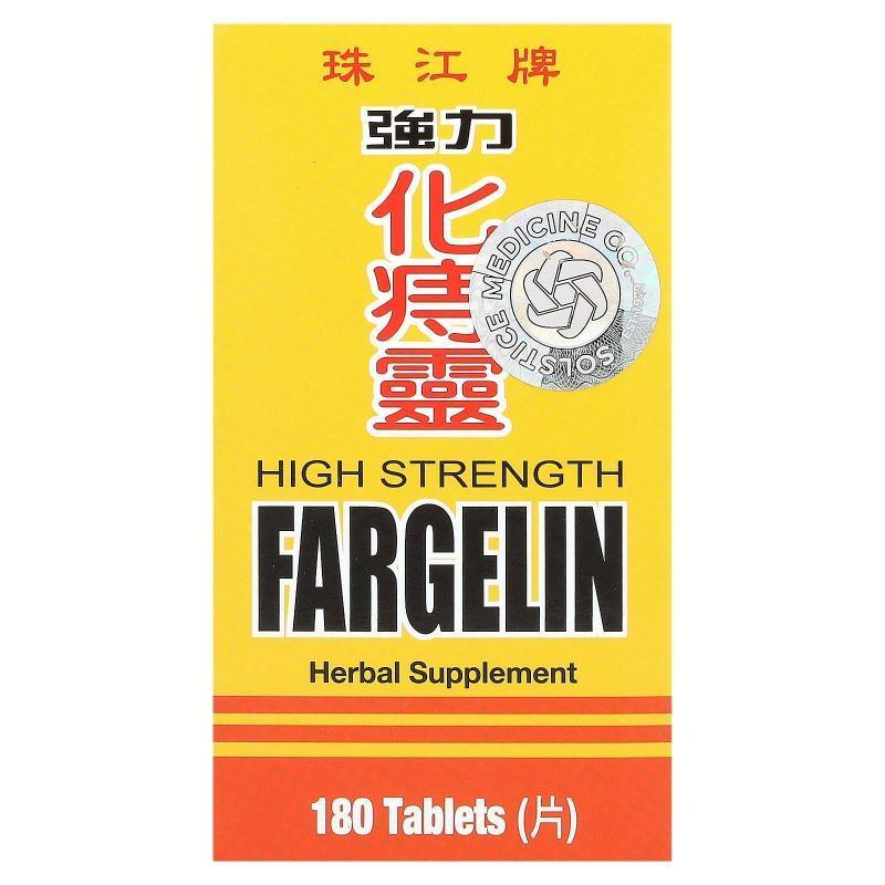 Chu Kiang Brand,Fargelin, High Strength, 180 Tablets