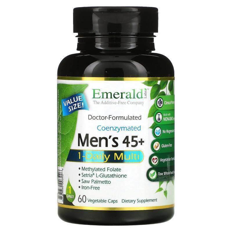 Emerald Laboratories,Coenzymated 男性 45+ 每日 1 粒复合维生 - 实物图