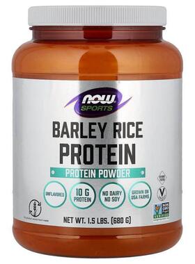 诺奥,Sports, Barely Rice Protein Powder, Unflavored
