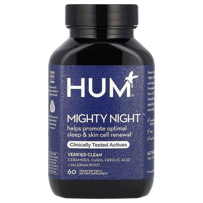 HUM Nutrition,Mighty Night™, Ceramides, CoQ10, Ferulic Acid