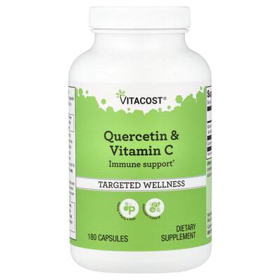 Vitacost Quercetin&Vitamin C槲皮素与维生素 C日常从容常伴