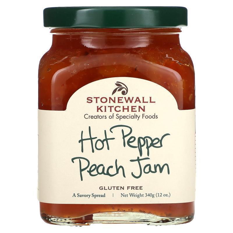 Stonewall Kitchen,Hot Pepper Peach Jam, Mild, 12 oz (340 g)