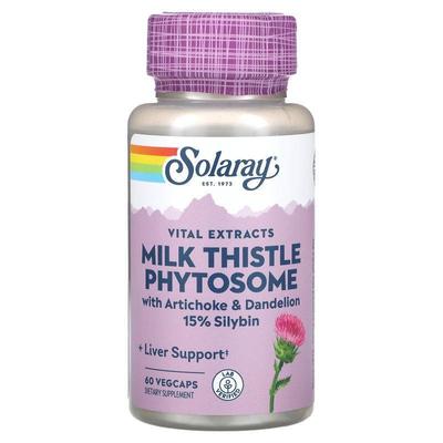 Solaray,Vital Extracts, Milk Thistle Phytosome, 60 VegCaps