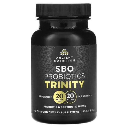 Dr. Axe / Ancient Nutrition,SBO Probiotics Trinity, 60 Capsu