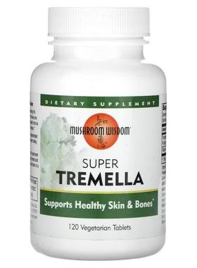 Mushroom Wisdom,Super Tremella, 120 Vegetarian Tablets