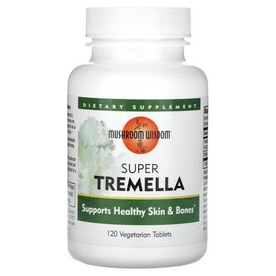 Mushroom Wisdom,Super Tremella, 120 Vegetarian Tablets