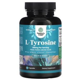 Natures Craft,L-Tyrosine, 500 mg, 120 Capsules