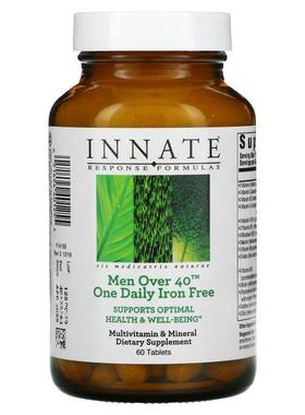 Innate Response Formulas,男性 40+ 每日一片，无铁，60 片