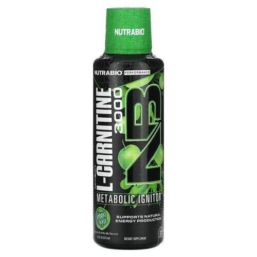 Nutrabio Labs,Performance, LeanShots L-Carnitine 3000, Blue