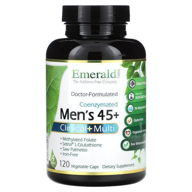 Emerald Laboratories,Coenzymated Men's 45+ Clinical+ Multi, - 实物图