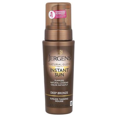 Jergens,Natural Glow Instant Sun 调色着色摩丝，浅铜色，6 液1