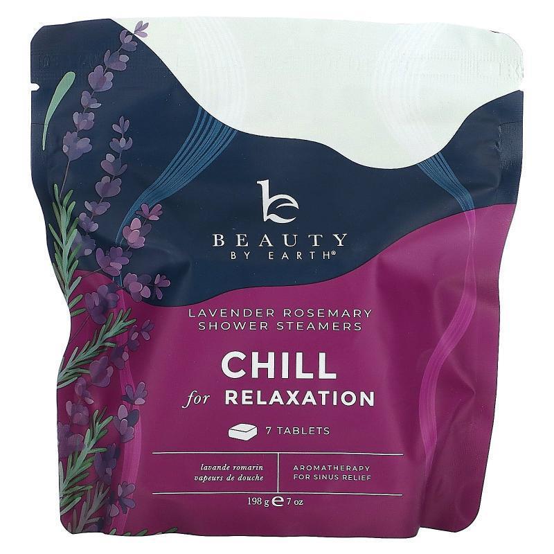 Beauty By Earth,Chill for Relaxation, Shower Steamers, Laven