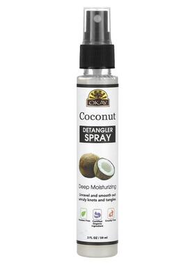 Okay Pure Naturals,Coconut Detangler Spray, 2 fl oz (59 ml)