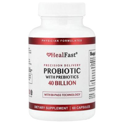 Healfast,Probiotic With Prebiotics, 60 Capsules
