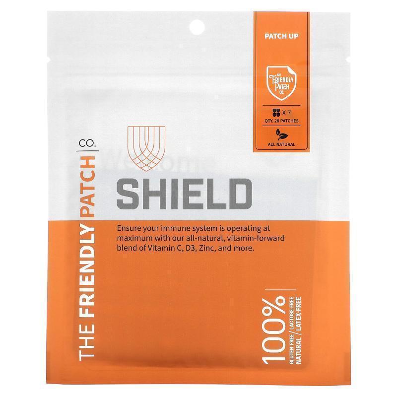 The Friendly Patch,Shield, Immune Patch, 28 Patches
