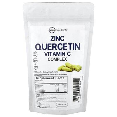 Micro Ingredients,Zinc Quercetin Vitamin C Complex, 240 Caps