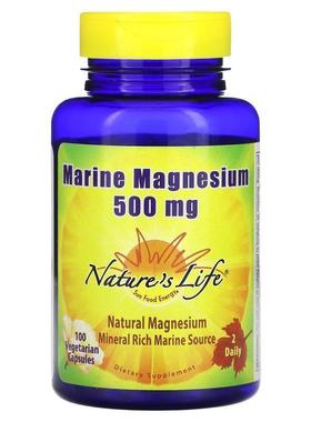 Nature's Life,Marine Magnesium , 250 mg&amp;amp;amp;amp;