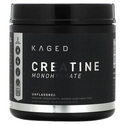 Kaged,Creatine Monohydrate, Unflavored, 1.12 lb (510 g)